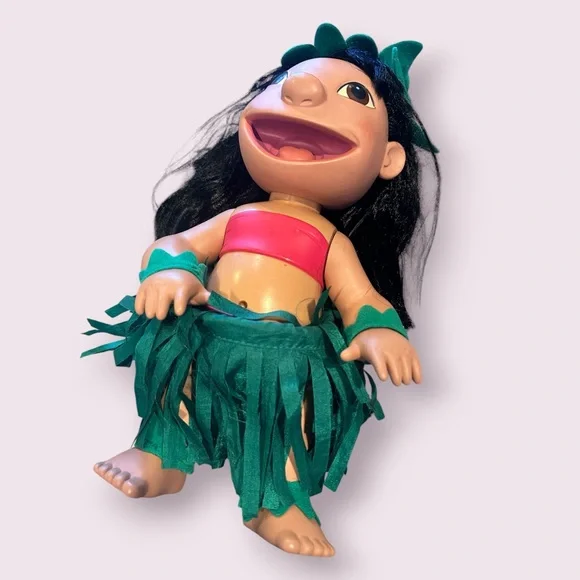 Disney 2001 Hasbro Lilo & Stitch Hula Lilo Doll Tested NOT Working 11" Tall - Picture 9 of 11